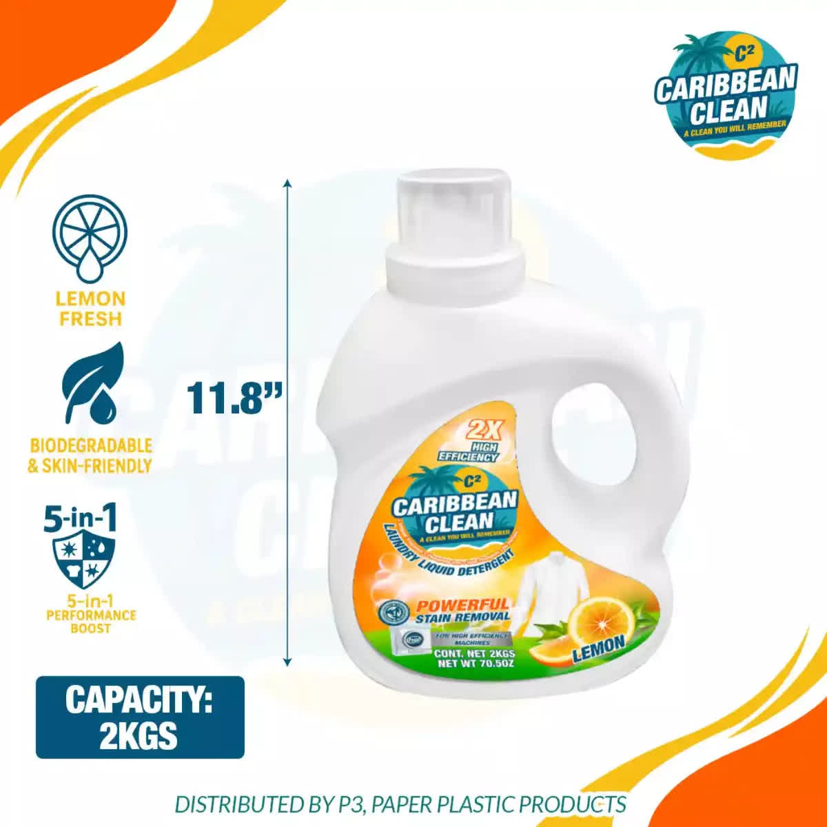plasticpro3's tweet photo. Caribbean Clean Laundry Liquid Lemon 2kg 1/6 — fresh wash for VI hotels &amp; facilities.

Available now — https://t.co/MECNnnEJiY
Call/WhatsApp: +1 284 442 3331 | +1 284 542 3331
P3 Paper Plastic Products — Great Products. Better Service.
#CaribbeanClean #P3VI https://t.co/ccqHW4shRQ