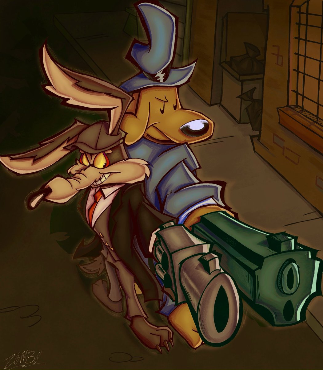 Zombo3ds's tweet photo. Crime buddies

#coyotevsacme #looneytunes #samandmax https://t.co/2mcQPnCQMv