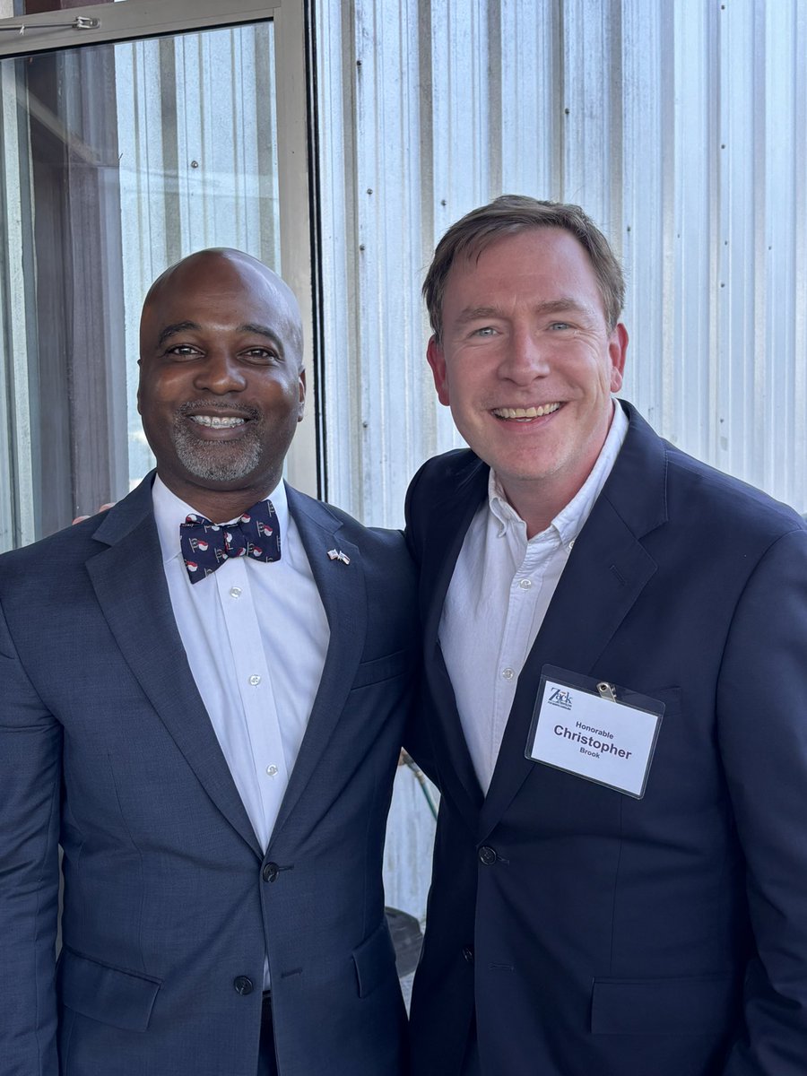 JudgeChrisBrook's tweet photo. What a weekend! Firing up Stokes Co. Dems? Check! Supporting Dem judicial candidates on ballot this fall at Carrboro cookout? Check! Celebrating those making our community better at Justice Center Defenders of Justice &amp; Bourbon &amp; Bow ties hosted by @zackhawkinsnc? Check &amp; check! https://t.co/nRSq3vFOzr