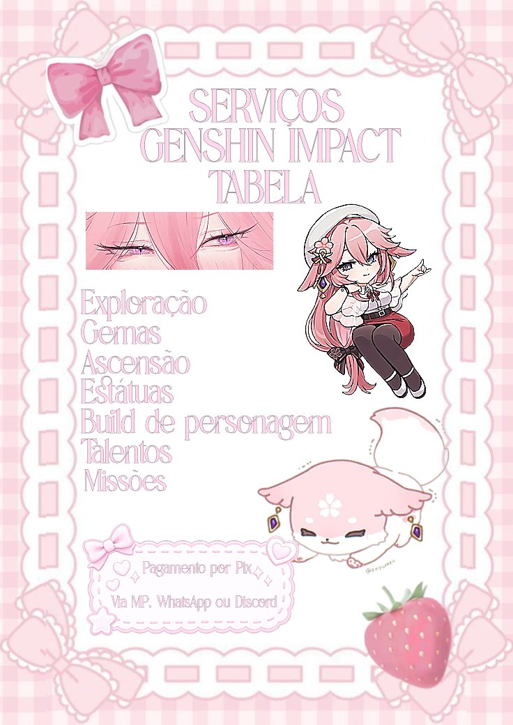 kyunnye's tweet photo. servicinhos no genshin
interessados no pv 🐈🩷 https://t.co/XGQd0VNhcV