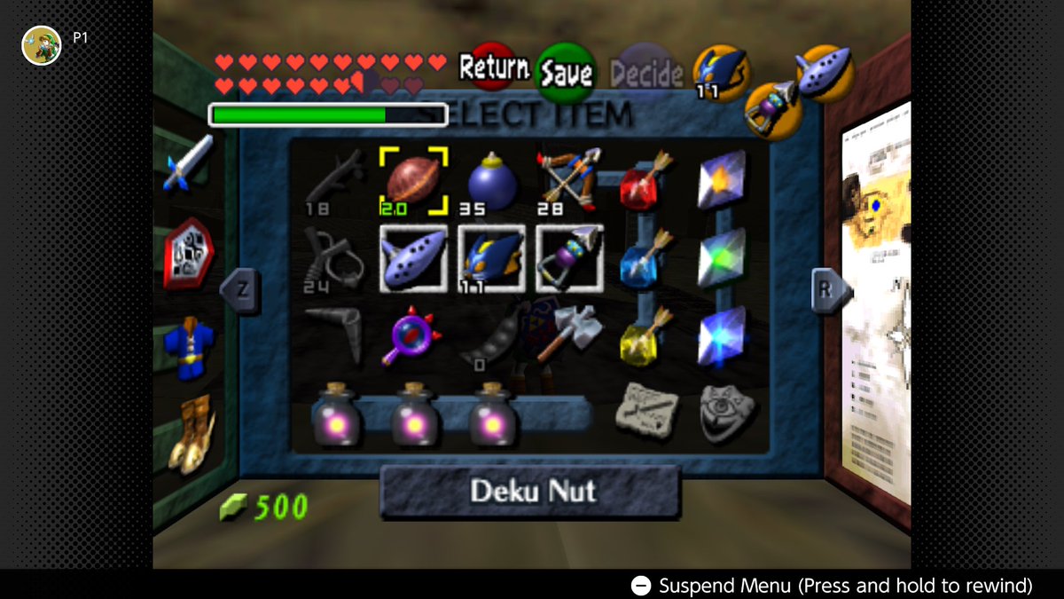 ChrisButlerII's tweet photo. Not quite 100% but enjoyed my return to OoT. Love how well it still holds up https://t.co/3lnOUfWbcO