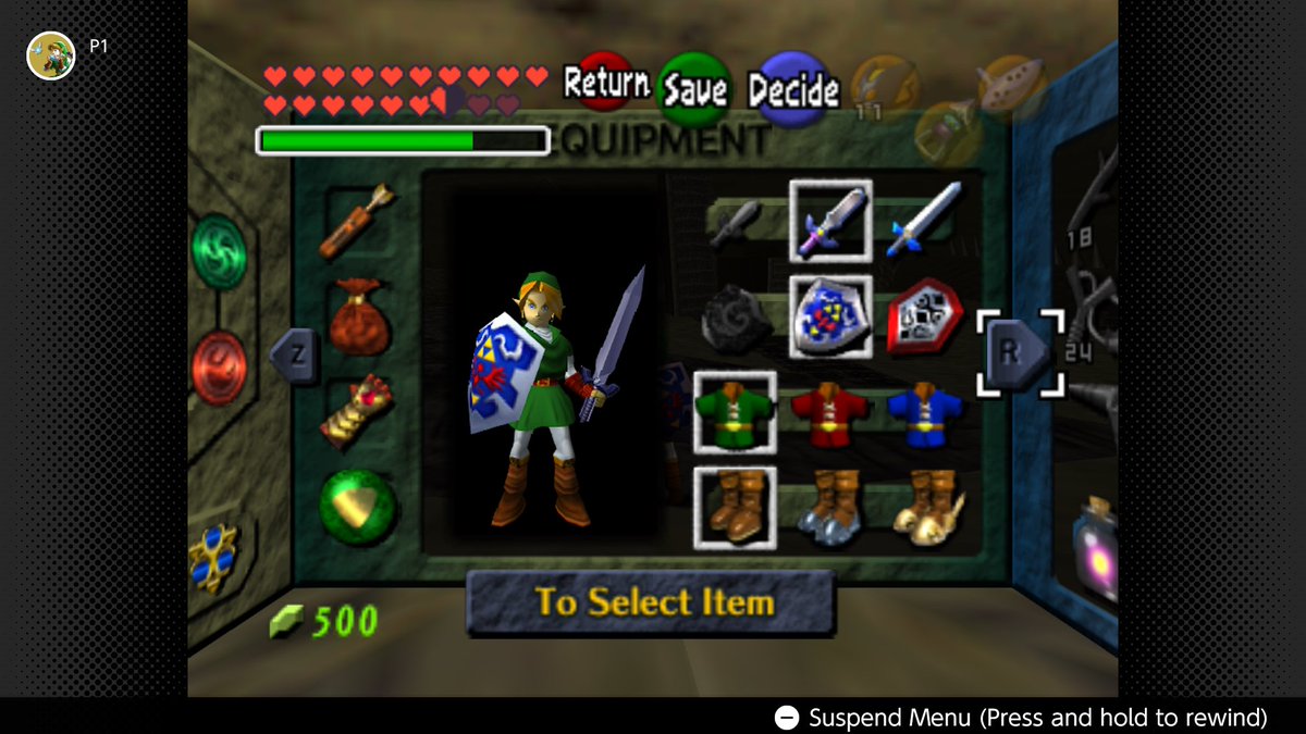 ChrisButlerII's tweet photo. Not quite 100% but enjoyed my return to OoT. Love how well it still holds up https://t.co/3lnOUfWbcO