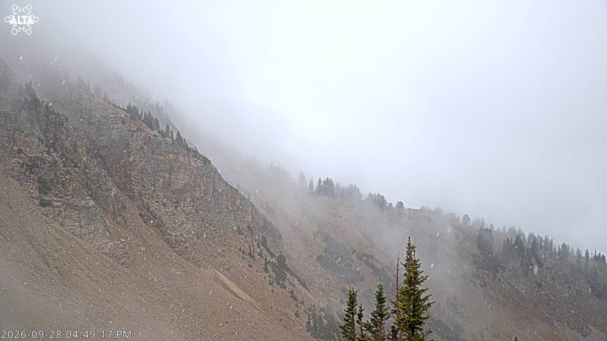 AltaSkiArea's tweet photo. Our first flakes of the season 🏔️

https://t.co/HI5bgg9kgo https://t.co/M3ANvLIYgH