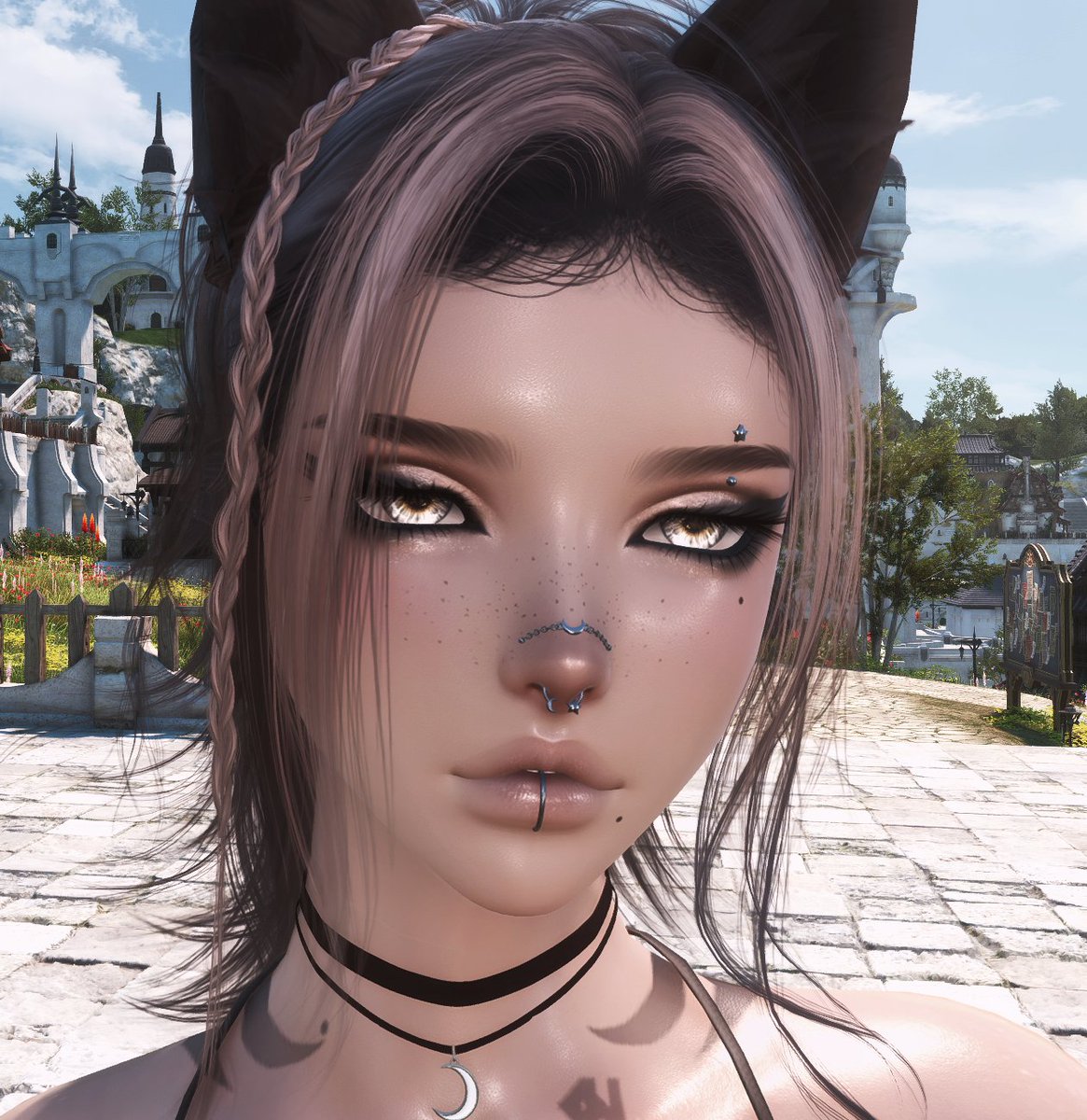 Eden_9105's tweet photo. Ended up updating the makeup a lil more, its subtle but its mostly detail on the lips, a few more freckles and added more to the eyeliner. 

So far happy with it, I think its better than my older one, even if its not a massive difference. ☺️ https://t.co/D4eMXgaGzy