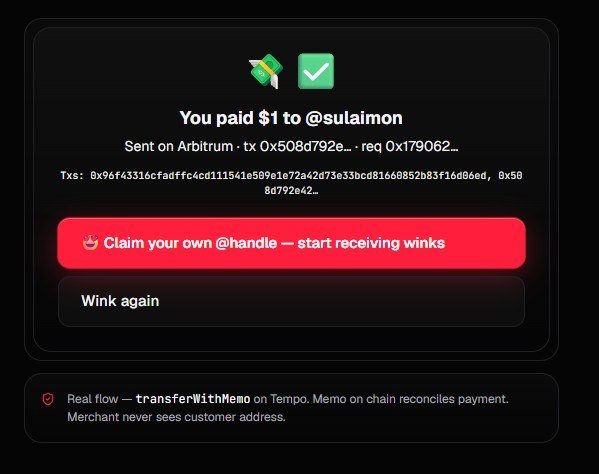 WinkPay_'s tweet photo. Sulaimon is a coffee vendor ...

    He accepts crypto for payment..

       Most times his customers pay him in different networks..

          Base, Bsc, Eth, Pol, you name it.. His wallet balance is always terrible

            Most day he looses tracks of his balances, not to even talk about the stress of bridging them all.

But ever since he started using @WinkPay_, life has been easier?

Sulaimon receives hundreds of payments a day and worries less about the different network they come in... 

No matter the evm network they come in, they all settle under one chain..

Making this possible is @WinkPay_ under @tempo network,

Being a vendor just got better.