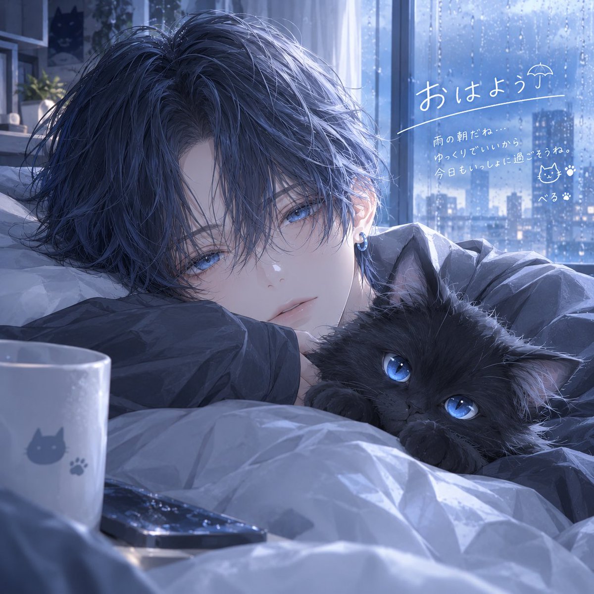 bellcomfy's tweet photo. おはよ🐈‍⬛ https://t.co/uI75M6CjjK