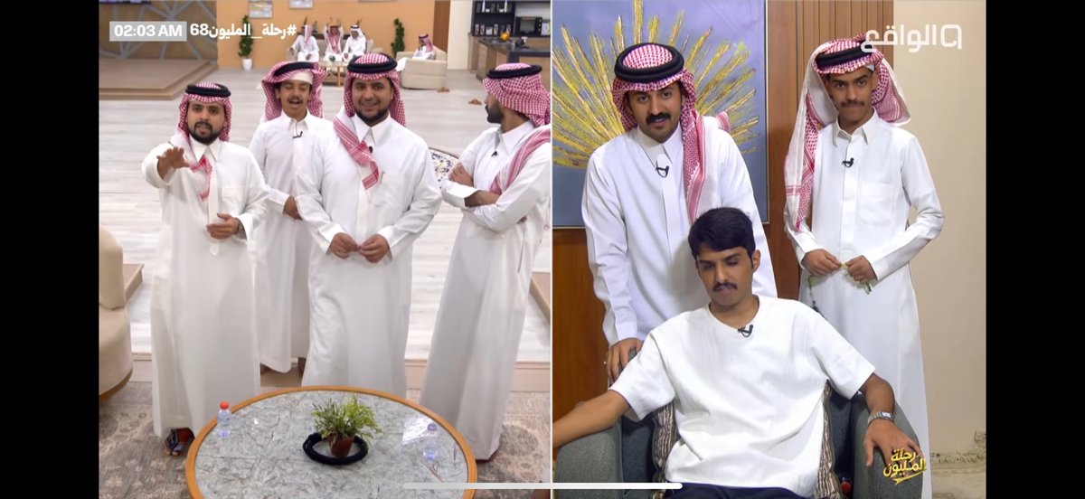 yellow7aa's tweet photo. مهدي بأسعد للحظات حياته اثنينهم يتهاوشون عليه 😭😭😭😭😭😭
#رحلة_المليون68 https://t.co/Drlof2jfla