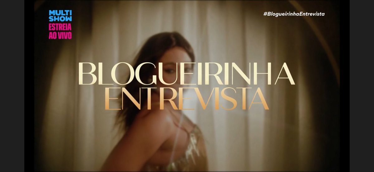felipecamargo's tweet photo. Assistindo #blogueirinhaentrevista #multishow https://t.co/GHxWKZoloa