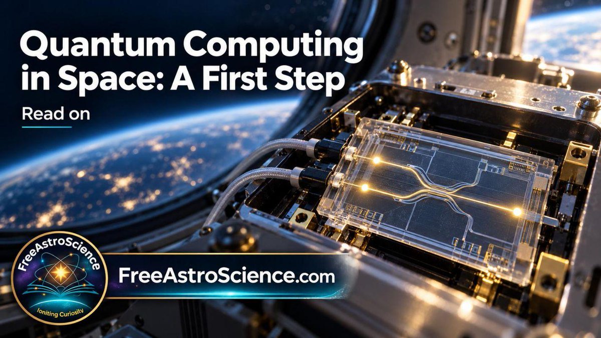astronomy_free's tweet photo. Two photons interfered 510 km up in the first quantum computer in space. We checked the preprint: the dip beats classical light by 2.1 sigma, not 5. https://t.co/SWkJF8sDgh https://t.co/HsZVnU64Te