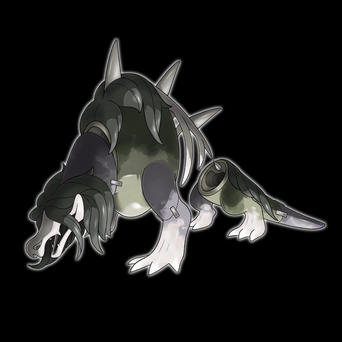MacksFakemon's tweet photo. SCP X POKEMON

UB:682, Immortile 
Ghost/Dragon

#scp #pokemon #fakemon https://t.co/qOMebNAURR