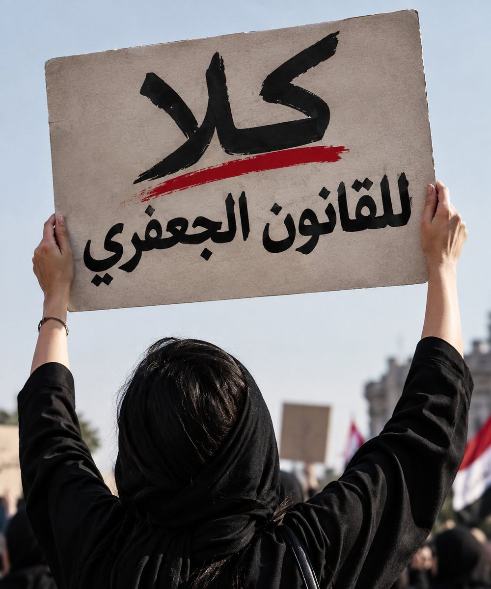 9jrix's tweet photo. الطفل مو ملك للأب، والأم مو مجرد حاضنة مؤقتة. 
أي قانون يسلب الأم حقها في طفلها ويتجاهل مصلحة الطفل، هو قانون يحتاج مراجعة. 

الحضانة حق ومسؤولية، مو امتياز يُمنح للأب ويُنتزع من الأم !! 
#كلا_للقانون_الجعفري 
#الحضانة 
#نسويات_العراق 
#المرأة_العراقية https://t.co/TVegRtf9SR