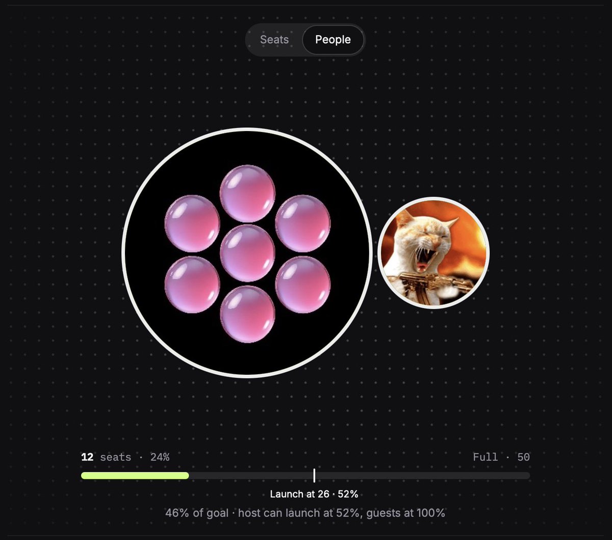 pewdotfun's tweet photo. Join the first Launch Party on Robinhood!

Room reset to only 50 seats, 0.02 ETH per seat. 

https://t.co/ezrM7k1DSE https://t.co/6u4LP0GMMA