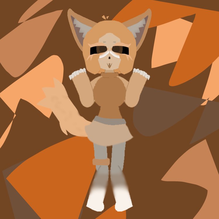 TonyIro76507's tweet photo. Made a fennec fox but human. Her name is Fenni. Yea that's it lol ;-; https://t.co/Q42P6apQzs