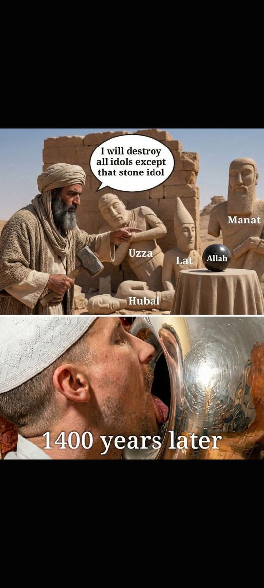 kain19962711's tweet photo. @mustbeprevail @GodLogic_GL Allah = Muhammad sucks my dick, you goat-fucking pig Blasphemous, idolatrous, pagan pig https://t.co/lCcObLtlUl