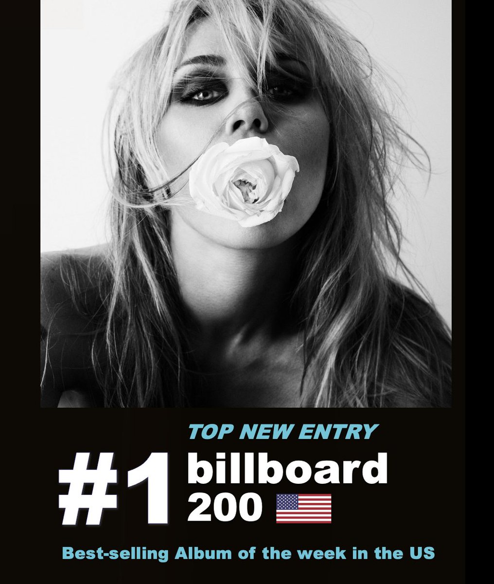 WORLDMUSICAWARD's tweet photo. Miley scores her first Billboard 200 #1 Album in over a Decade with 'Bass Persuades' which debuts atop the chart with 61,000 equivalent units including 47,000 pure sales as per Luminate. It also debuts at #1 on Top Album Sales! 'Bass Persuades' is Miley's 6th #1 Album on the Billboard 200 and 16th Top 10! 💪💃🎸💥1⃣🇺🇸2⃣0⃣0⃣✖️6⃣💿➕1⃣🔝💿💵👑❤️‍🔥

#BassPersuades
#Miley