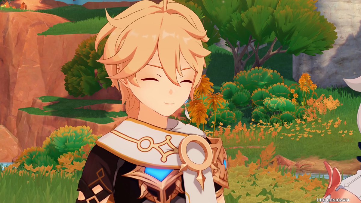 zodiac_magi's tweet photo. Told y’all Kinich was Traveler’s “male admirer” in Natlan. 

This wasn’t proof enough? lol https://t.co/JAHXvEJnTl