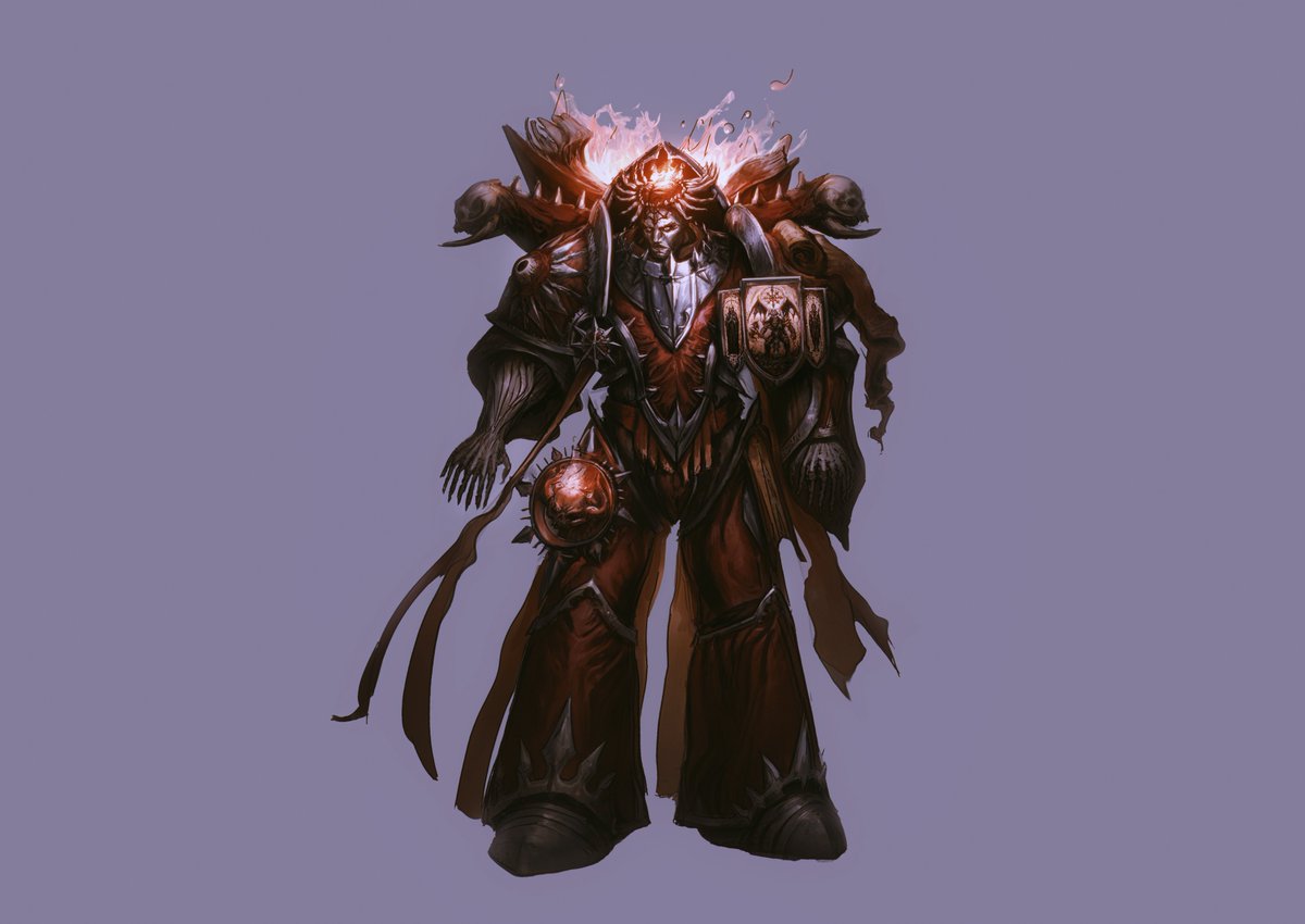 3appa3ym's tweet photo. Word Bearers altar carrier  #wh40k #warhammer #warhammer40k #warhammer40000 #warhammerart #warhammerfanart #chaosspacemarines #wordbearers https://t.co/XkKGKJHYs7