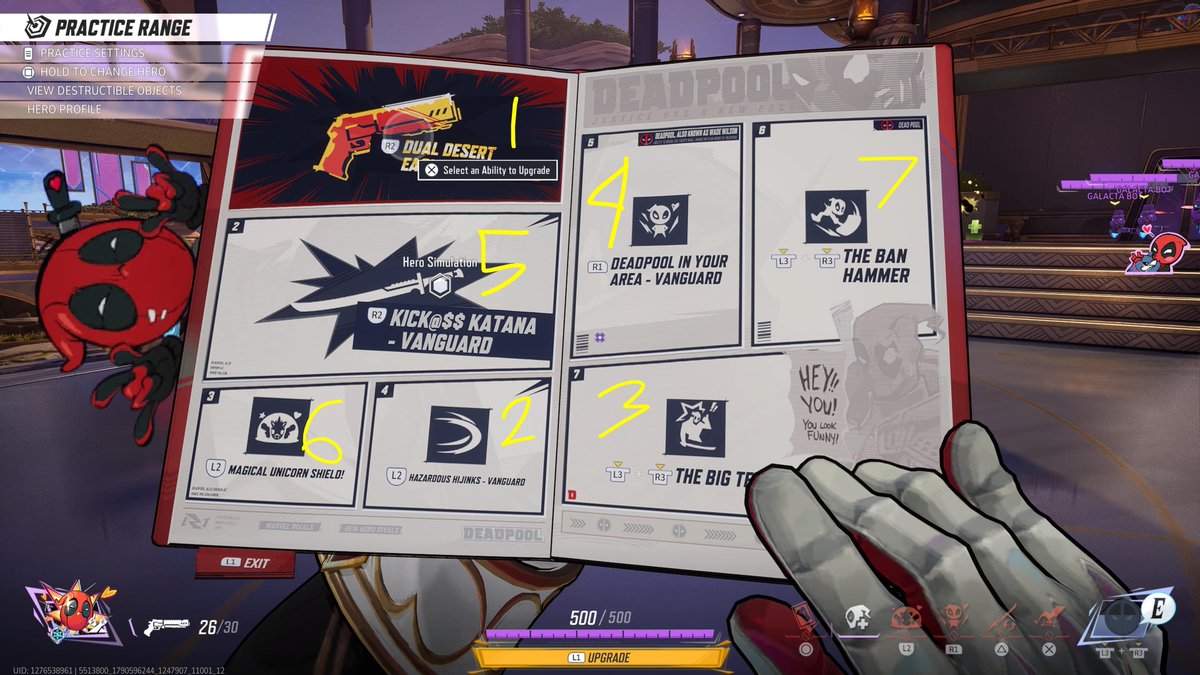 deadpoolspuppy's tweet photo. no one gaf but heres all the paths i take when upgrading deadpool

tank-dps-strat https://t.co/jrhXNZseW3