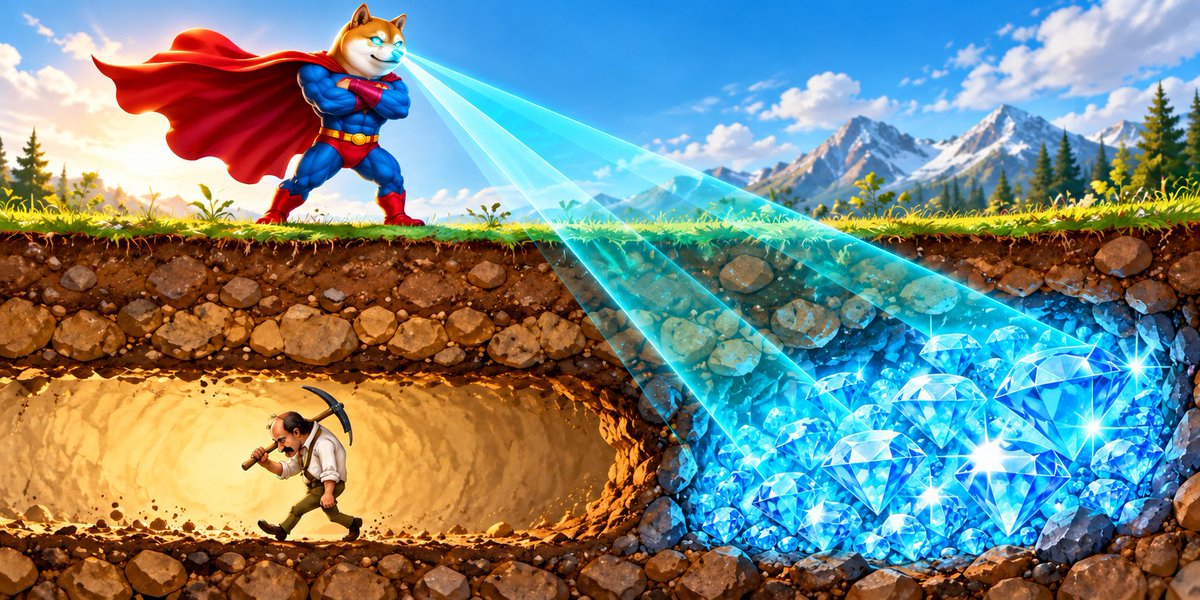 SuperinuOG's tweet photo. Buying $SI feels like having X-ray vision in a diamond mine. 💎
Some see dirt. Super Inu sees what’s coming. 🐕🚀 https://t.co/TSHzQdLXiw