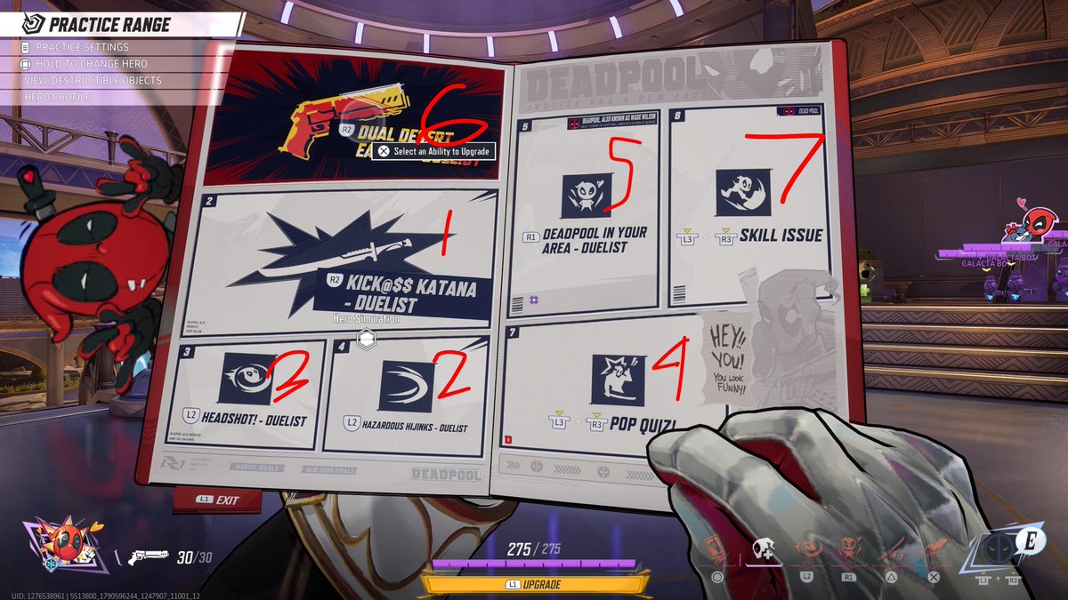 deadpoolspuppy's tweet photo. no one gaf but heres all the paths i take when upgrading deadpool

tank-dps-strat https://t.co/jrhXNZseW3