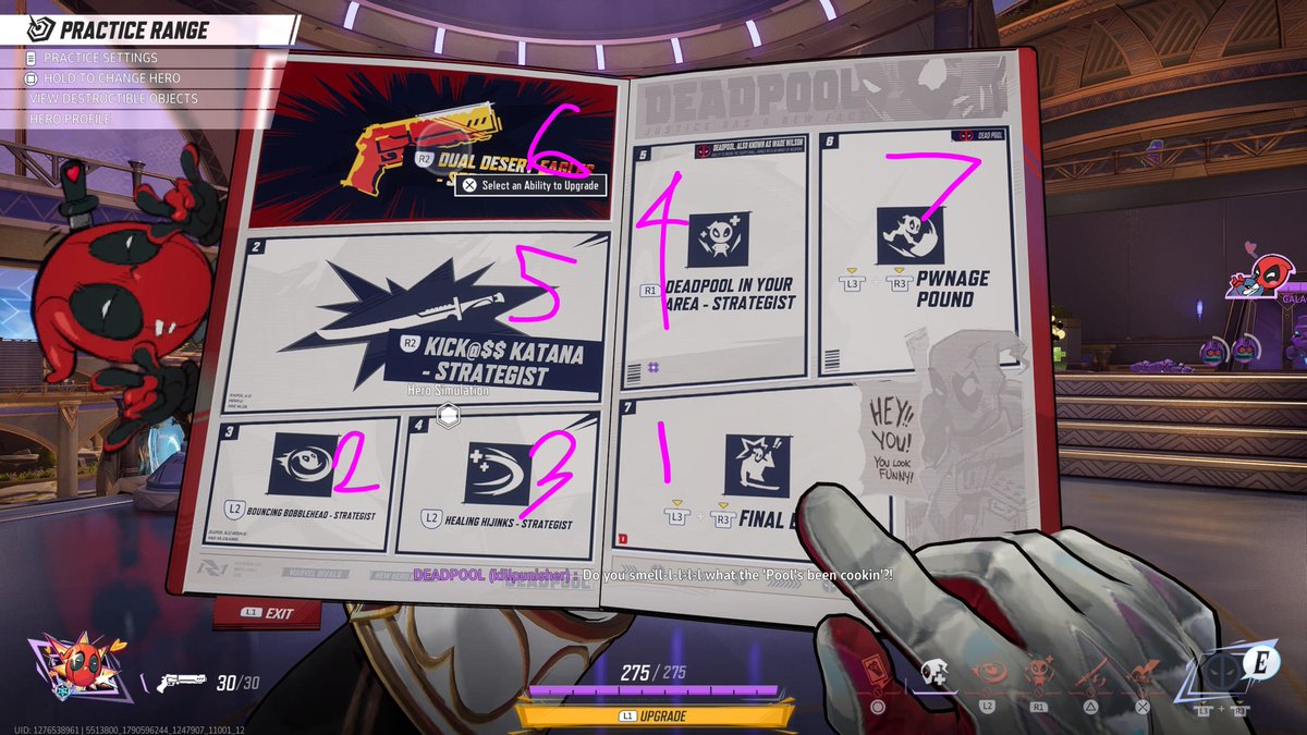 deadpoolspuppy's tweet photo. no one gaf but heres all the paths i take when upgrading deadpool

tank-dps-strat https://t.co/jrhXNZseW3