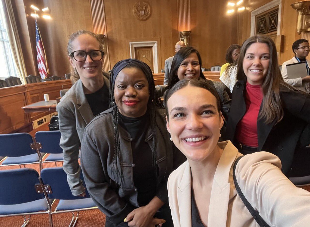 HaitianBridge's tweet photo. The Haitian Bridge Alliance in collaboration with @humanrights1st 
@hrw and @amnesty led a historic Senate briefing to address the human right impact of termination of TPS and deportation to Haiti. https://t.co/tiSnyONSdE