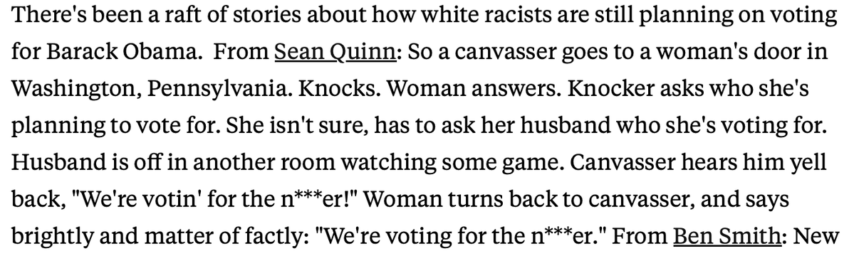 RedEaglePatriot's tweet photo. Retard rightists in 2026: "Noooooooo you must vote for the heckin Democratarinos if the GOP nominee is brown!"

Rural Democrats in 2008: https://t.co/GBcP7Nrgmj