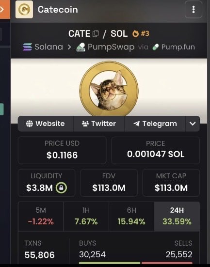 degenscannerx's tweet photo. $CATE vs. the entire memecoin market. 🐈‍⬛

There can only be ONE chosen one.

137,000+ holders.
$100M+ market cap.
And the army keeps growing.

This isn’t just another memecoin.

$CATE is coming for the throne. 👑🚀

The next wave is already here. Are you watching from the sidelines or joining the army?

Buy. Hold. Spread the word.
Make sure you’re holding $CATE before everyone else catches on. 🐈‍⬛🔥