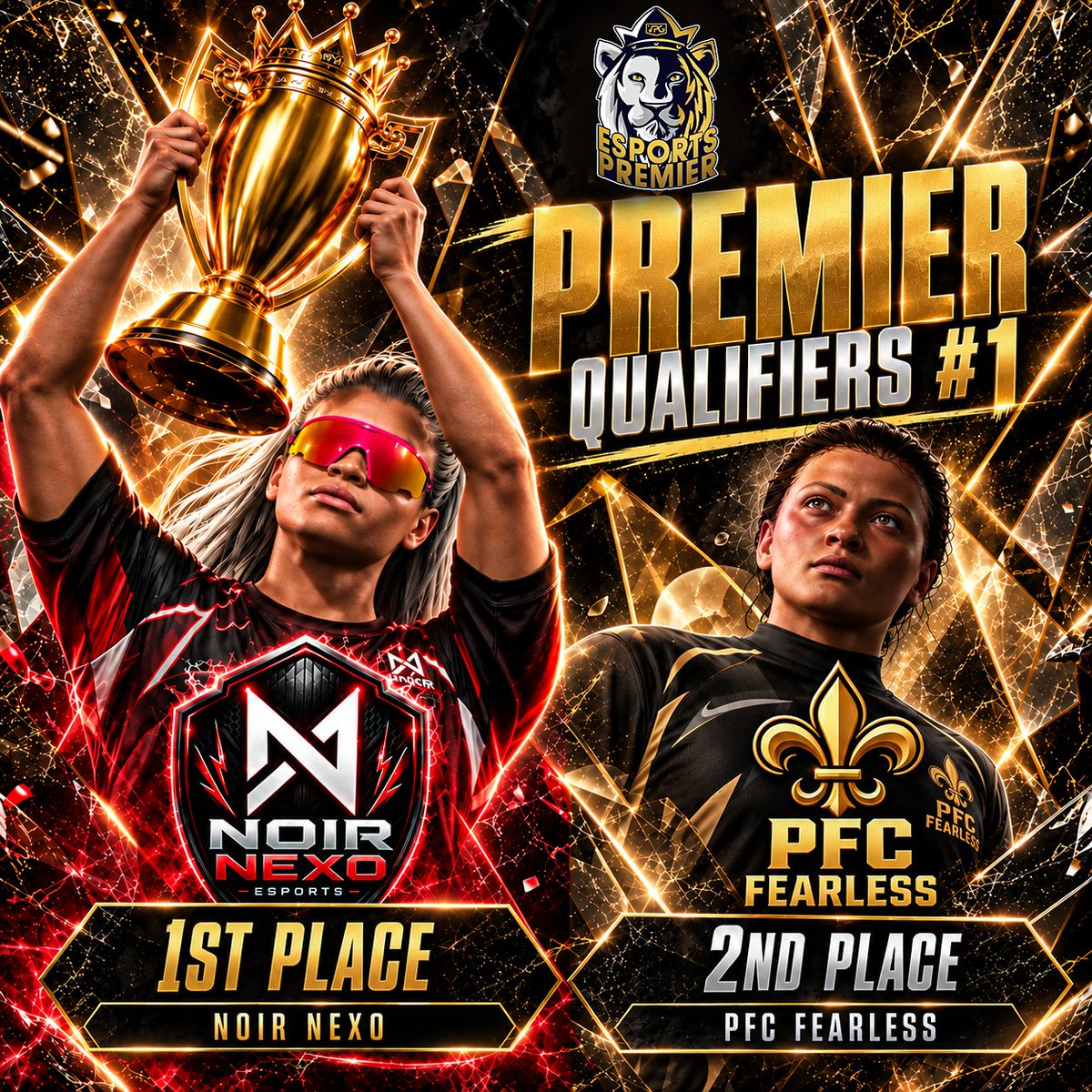 OfficialVPG's tweet photo. 🏆 Premier Qualifiers #1 ✅

Congratulations to @NexoFIFA who take the first Premier Qualifier tournament! 🥇
🥇 Noir Nexo - $250
🥈 @Fearless_CP - $150
🔥 @ACGPCS & @GislXIX  SF - $100

A strong start to the qualifiers, with plenty more points still up for grabs as teams battle for a place in the VPG Esports Premier! 👀

📊 Full points standings will be shared tomorrow.
🏆 Tournament 2 also kicks off tomorrow!
The Road to Premier continues. 

👥 Tonight's Champions
@coros_ 
@xLiam71 
@ConroyyHC 
@CamRidley20 
@jordanluggx 
@Tempa_7x 
@SB9_Fifa 
@James_7372 
@VisuloFIFA 
@fligxhtVPG 

#FC27 #ProClubs #VPG