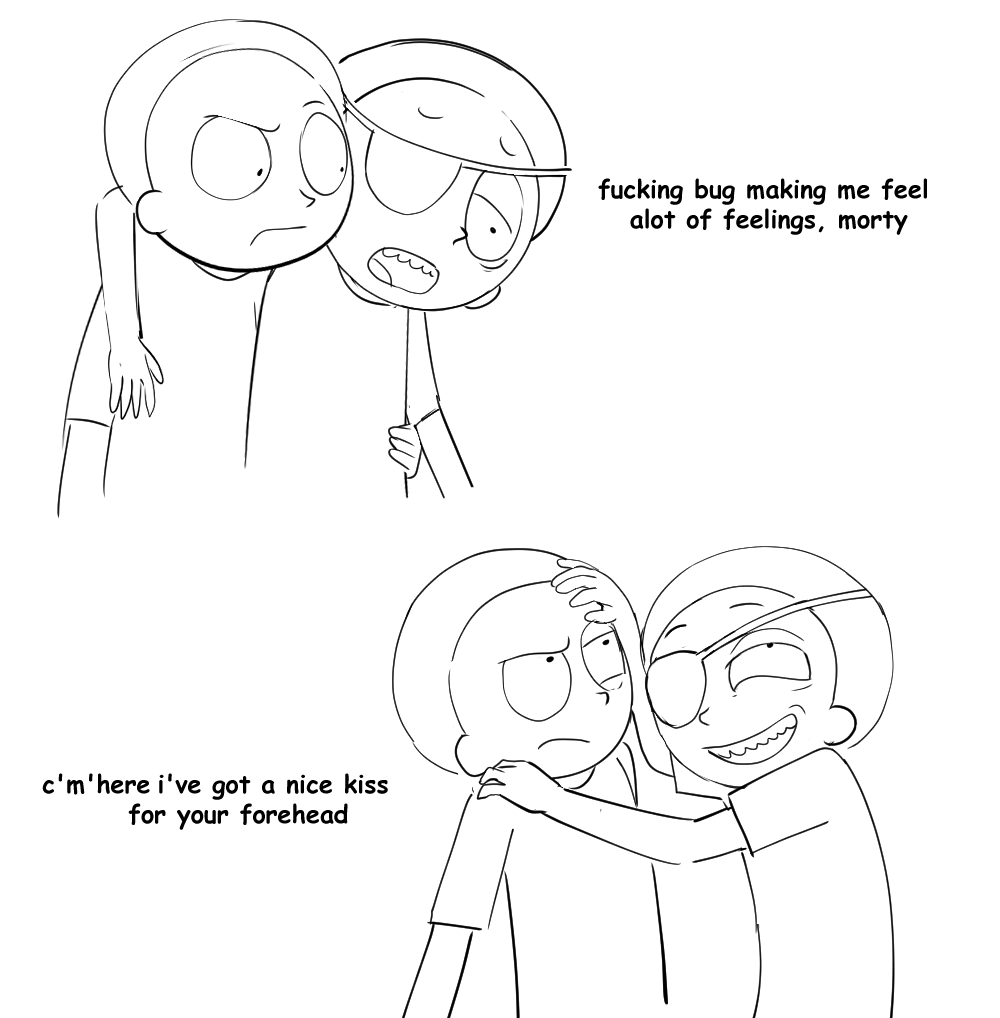 mortyslop's tweet photo. redraw #pemorty #mortycest https://t.co/RqNkv1BdZg