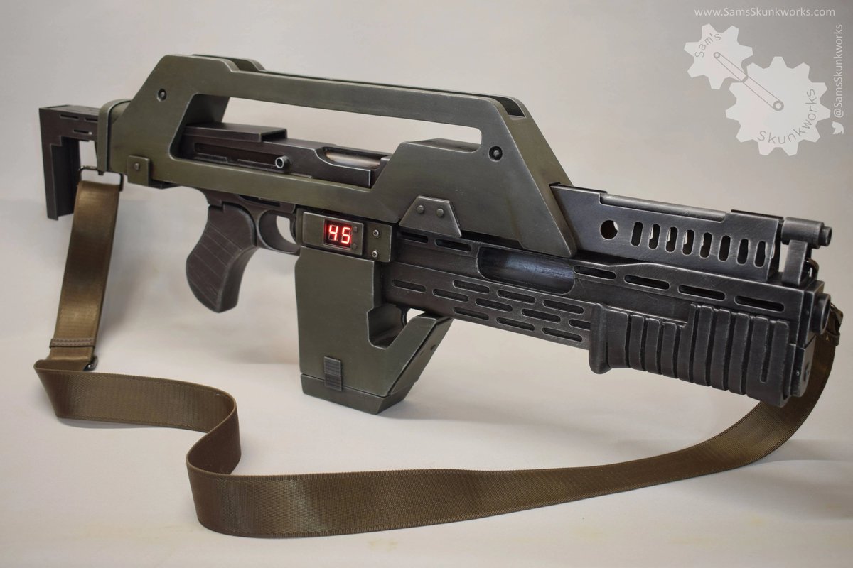 _Space_Lizard_'s tweet photo. @GarandThumb1 M41A Pulse Rifle https://t.co/f3Y2Ew798J