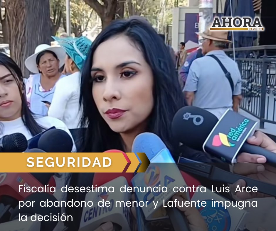 ahora_elpueblo's tweet photo. LUIS ARCE: FISCALÍA DESESTIMA DENUNCIA POR ABANDONO DE MENOR
El Ministerio Público de Cochabamba desestimó la denuncia, mientras Brenda Lafuente anunció una objeción para mantener abierto el caso.
Lee la nota aquí ⤵️ https://t.co/8hrL87wIiG
#LuisArce #Fiscalía #Cochabamba https://t.co/4YneyZdM6W