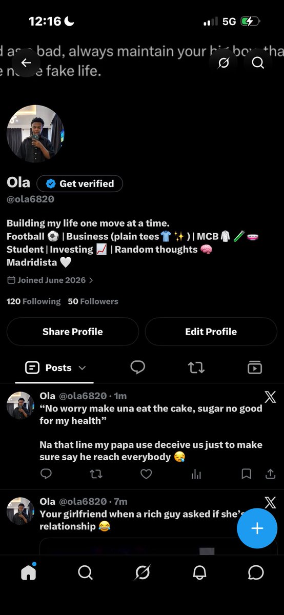 ola6820's tweet photo. 50 followers already 😭❤️
Small wins, but we move! 🚀
Repost and like✨🖤 
I promise to engage in 5 of your post too 
I’m following back also asap ❤️ https://t.co/LaIyZHV4D2
