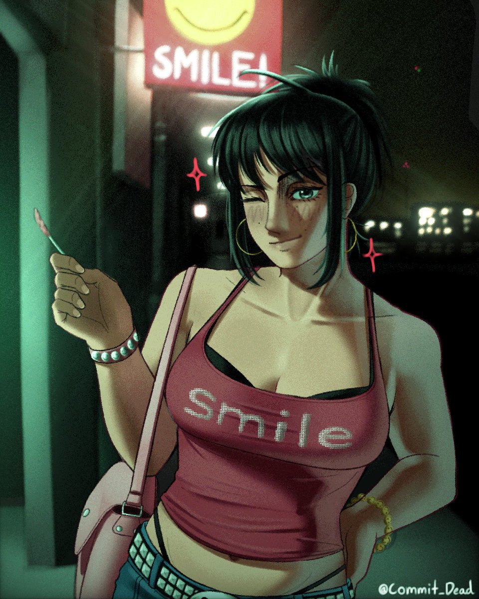 Commit_Dead's tweet photo. oc - Jade's mother in her early 20s https://t.co/3qYzX6GuWm