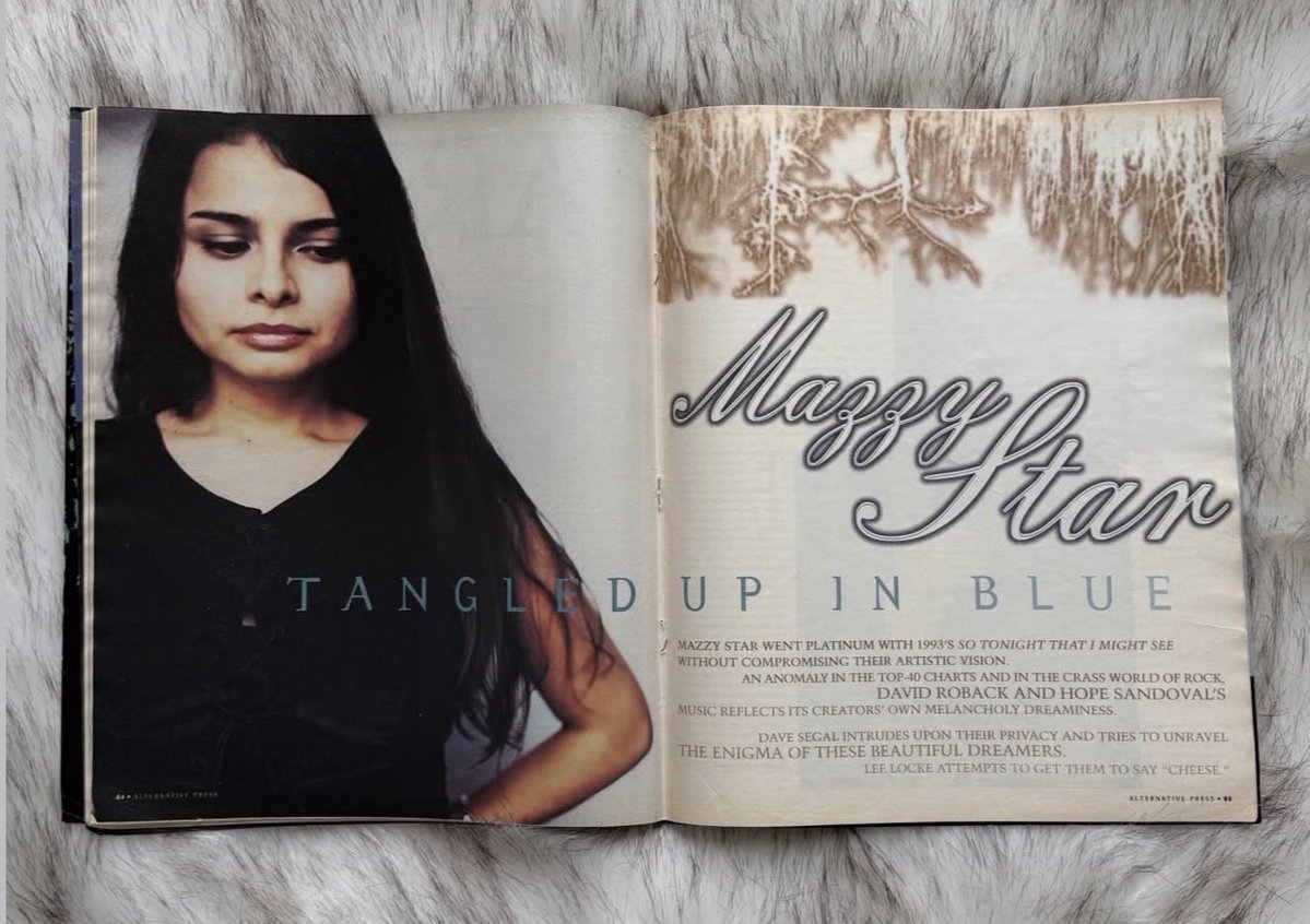 tuesdaywood's tweet photo. mazzy star cover spread in AP 1996 https://t.co/ybnoWWeKDY