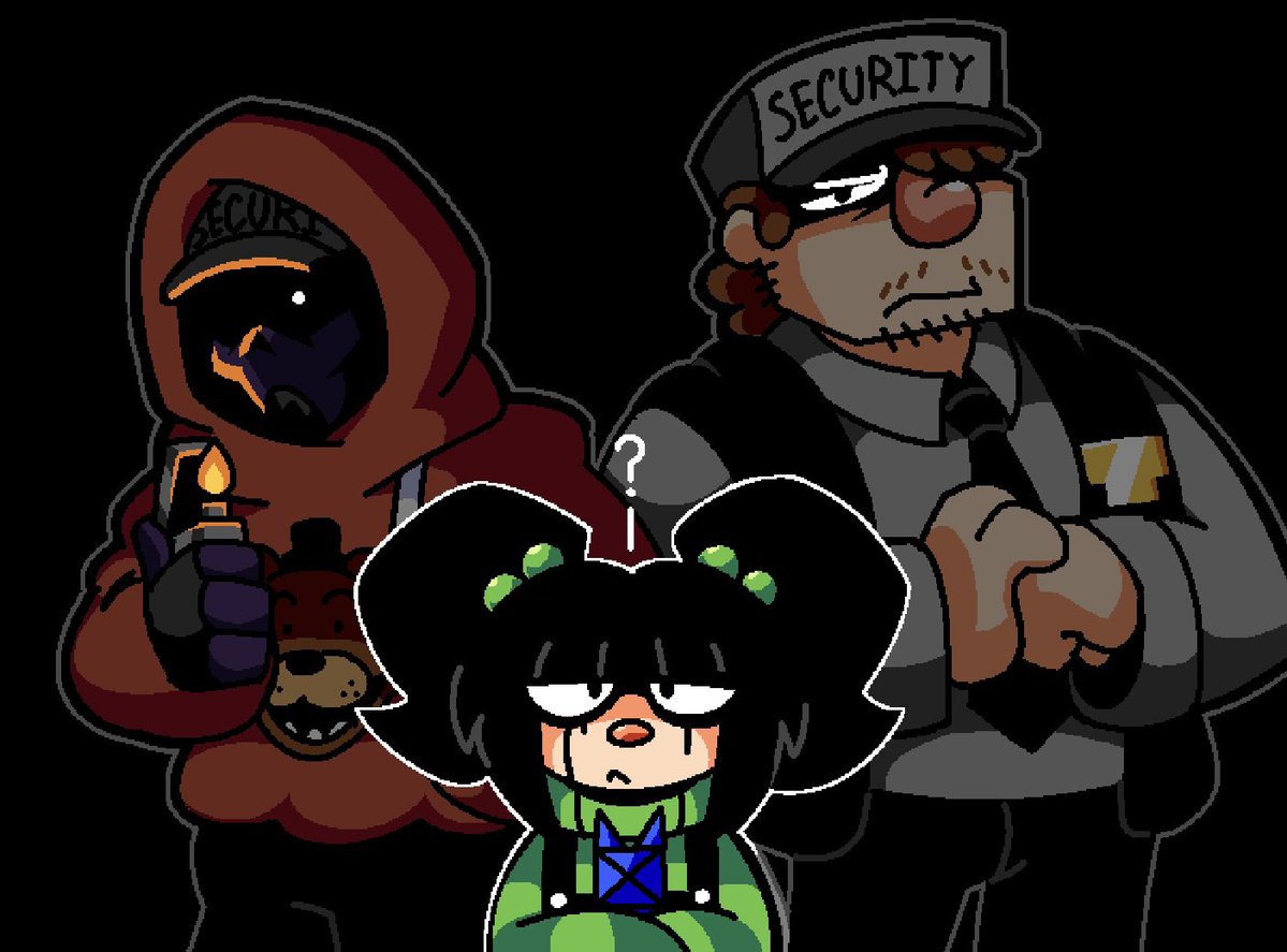 nightguardlover's tweet photo. Sleeper Squad (first commission for @GreenieDude) https://t.co/gupax98To0