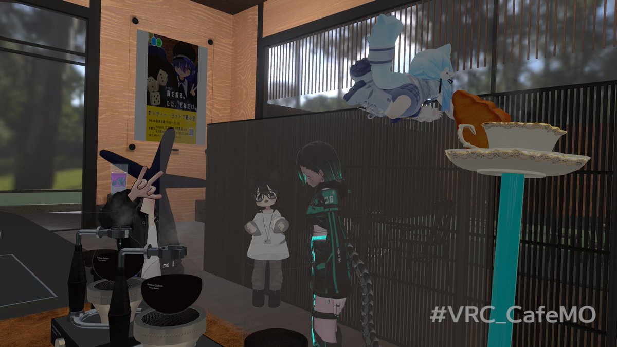 CafeMO_VRC's tweet photo. おはようございます！今日も通知の様子がおかしいCafe Morning Spaceです。

明日も朝6時～7時半お待ちしております。 #VRC_CafeMO #VRChat https://t.co/W2RPEKC8OK