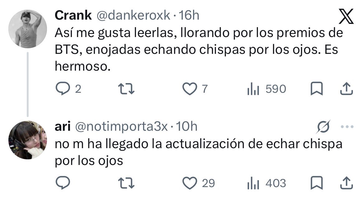 gyujinhoonieluv's tweet photo. estoy llorando de la risa con sus respuestas JAJJAJSJJSHSJSH algún día tan icónica como ella https://t.co/wtLVeYsu84