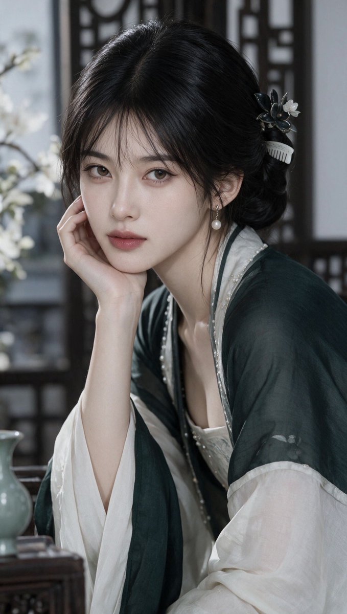 Dandaforfunoob's tweet photo. 青衣古韵，一眼倾城！古风美人室内写真，温婉如画，尽显东方之美✨ #古风美女 #国风写真 #ChineseBeauty #汉服写真 https://t.co/V59cpZYXh5