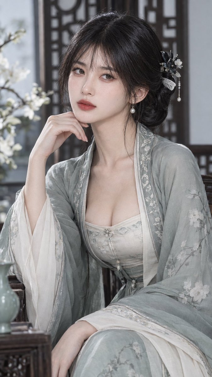 Dandaforfunoob's tweet photo. 青衣古韵，一眼倾城！古风美人室内写真，温婉如画，尽显东方之美✨ #古风美女 #国风写真 #ChineseBeauty #汉服写真 https://t.co/V59cpZYXh5