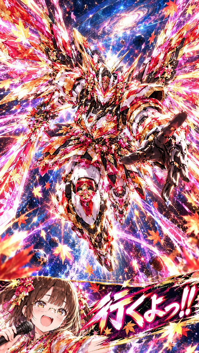 uhaoke_stamp's tweet photo. #全クリエイターに告ぐロボットの作品を解放せよ
#うはおけプロンプト

お見かけしたので乗ってみる☺

チャッピーにキャライラストを添付し、プロンプトを実行すると…

キャラをイメージしたかっこいいロボットのイラストができるぞ🤖✨

熱い叫びも追加されちゃうぜ〜！！

プロンプトはALTとコメント欄♪