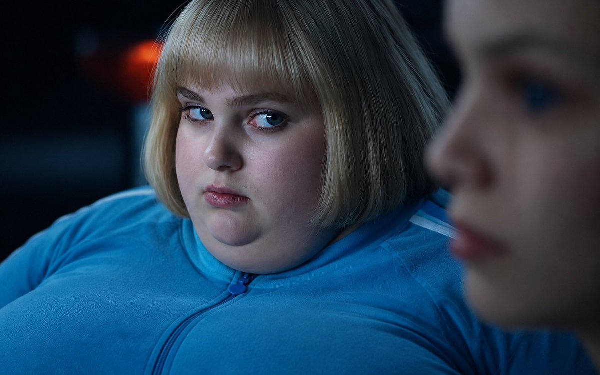 pigBlue00's tweet photo. Violet, grown fat as a pig, was far more massive and laden with rolls of flab than other girls her age.
#blueberryinflation
#ssbbw #肥満化 #blueberryinflatio #violetbeauregarde #charlieandthechocolatefactory https://t.co/4hsWhRwcFB