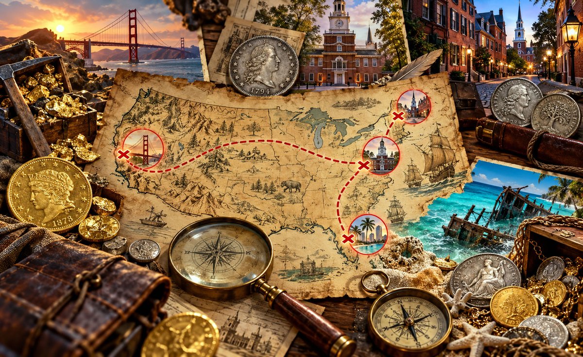 CoinNews's tweet photo. Coin Treasure Hunts Coming to Four U.S. Cities in October
https://t.co/cDfP7yq0fV https://t.co/um2O8uRsDL