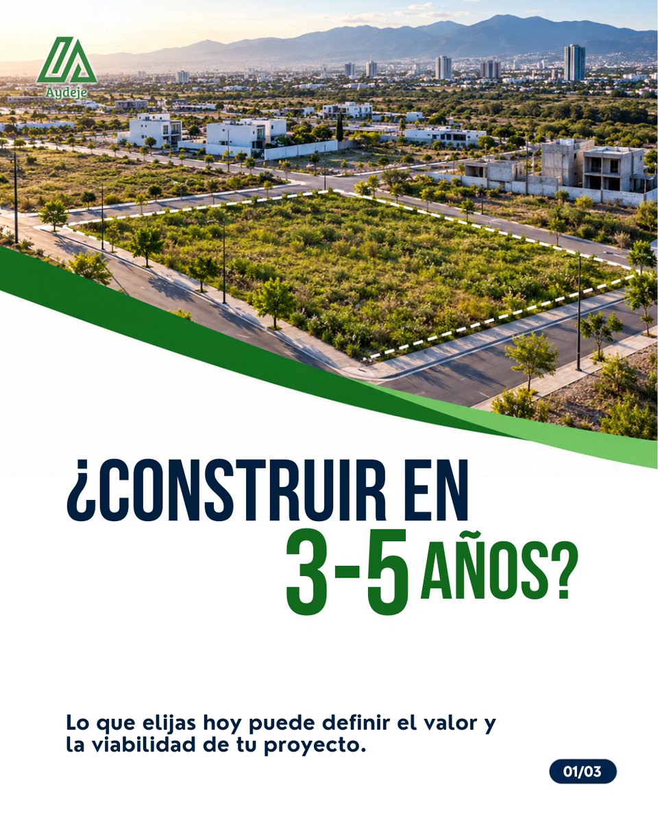 Aydeje's tweet photo. 🏡 ¿Construirás en 3–5 años? No elijas un terreno solo por precio. Evalúa crecimiento urbano, accesos, servicios, seguridad, características y potencial de la zona.
Conoce el inventario de AYDEJE.
#AYDEJE #Terrenos #BienesRaíces #InversiónInmobiliaria https://t.co/Ow5pLhGYVm