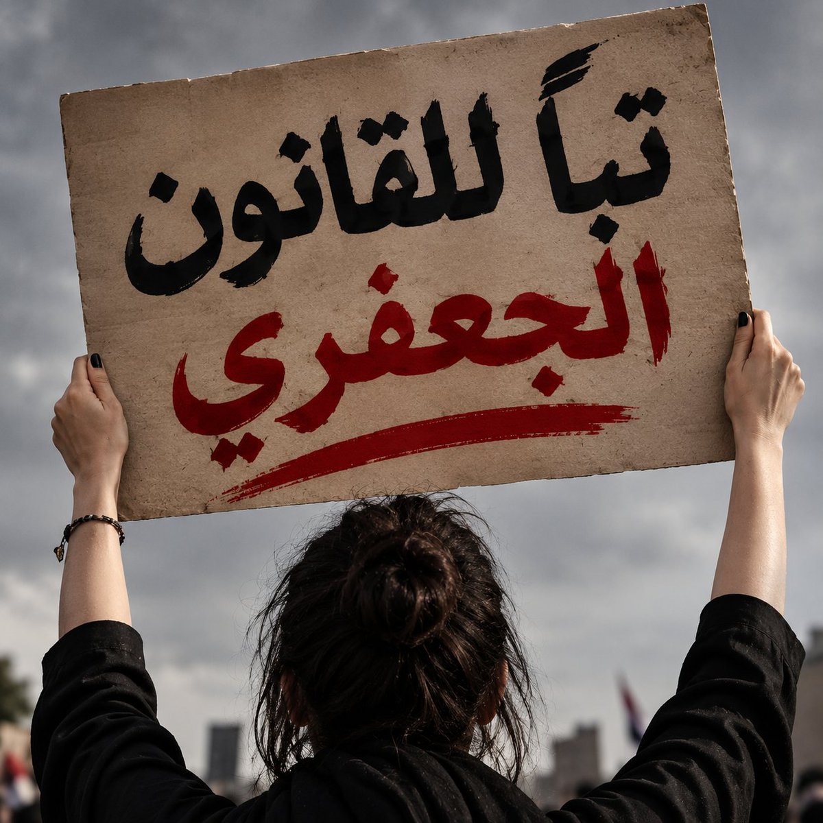 9jrix's tweet photo. ما راح نبقى ساكتات لحد ما نرجّع حقنا.
حقوقنا مو مِنّة، وكرامتنا مو للمساومة.
لا تتوقعون منّا السكوت.
راح نرفع صوتنا، راح نفضح الظلم، وراح نبقى نطالب بحقوقنا! 

#كلا_للقانون_الجعفري
#خليچن_ايد_بإيد
#الماجدة_العراقية
#حقوق_النساء
#نسويات_العراق 
#الإنسانية https://t.co/4cyOVuAtBj