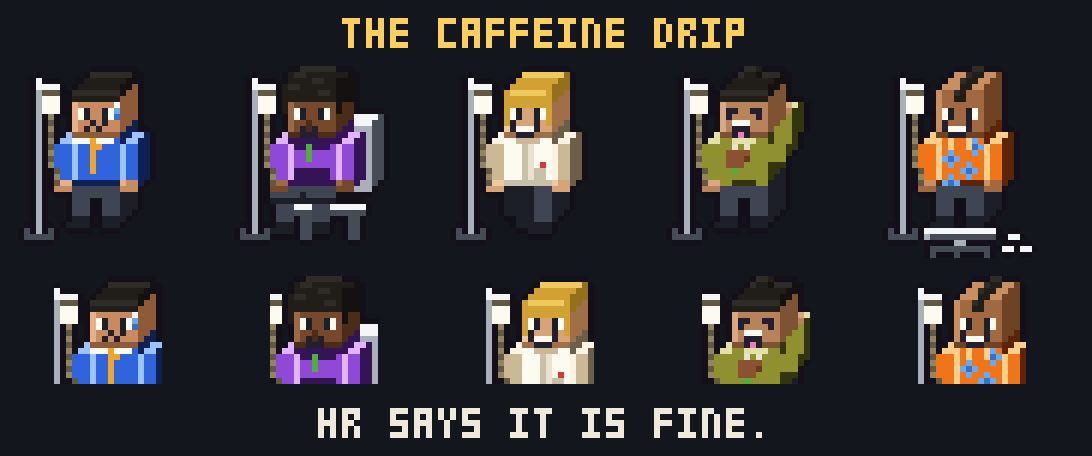 thetimecard's tweet photo. Coffee break?

Nah. Coffee drip.

https://t.co/PUwHf1fSUo https://t.co/ssTItAgvLs