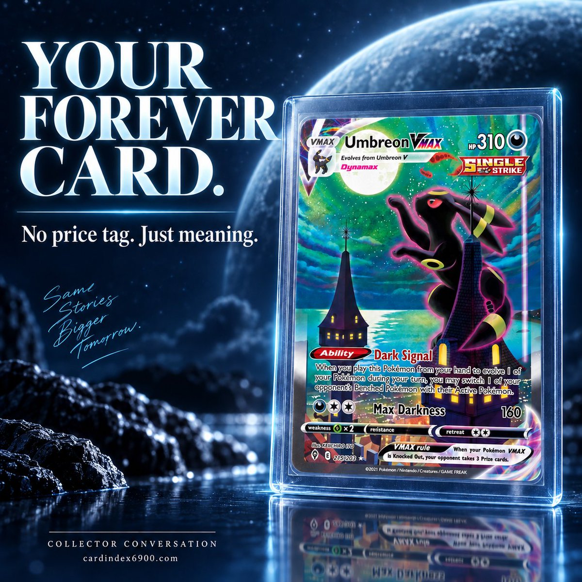 CardIndex6900's tweet photo. what's the one pokemon card you're never selling?

could be a grail. could be a beat up card you've had since you were 8

show us 👇

https://t.co/Rso3iwg6Kz https://t.co/3jiC2JEHiD