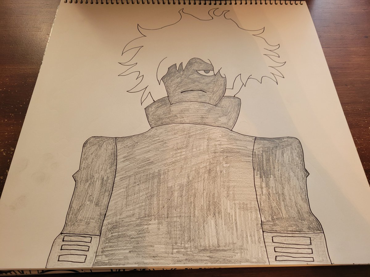 piano_player97's tweet photo. My drawing of Shihai Kuroiro from My Hero Academia.

https://t.co/Ds4jrOlLSu

#shihaikuroiro #myheroacademiafanart #myheroacademiacharacter #vantablack #whitehair #blackskin #animefanart #mangafanart #coloredpencilsdrawing #traditionalart #mhafanart #mhacharacter https://t.co/nSLo9O6UE3