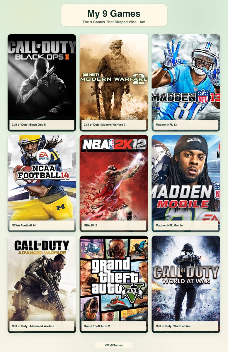 daylen25147's tweet photo. these games made me. https://t.co/pfwCHIHYhJ