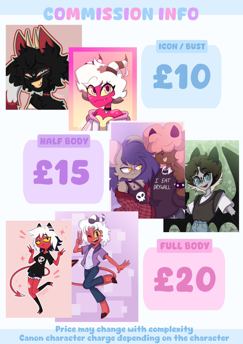 SpookyObak's tweet photo. New c0mm pages as of Sept 2026!!
I now do S1/S2 and Helluva frames and my pin designs are now available as an option for your OCs!! :DD 

#commission #commissionsopen #hazbinhotel #hazbinhoteloc #hazbinhotelfanart #helluvaboss #helluvabossoc #helluvabossfanart #originalcharacters https://t.co/rpRd7VOAu3